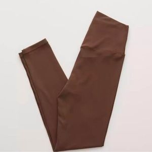aerie brown high waisted leggings